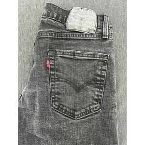 511 Slim Fit Jeans Men's 33x30 Faded Black Charcoal Stretch Denim